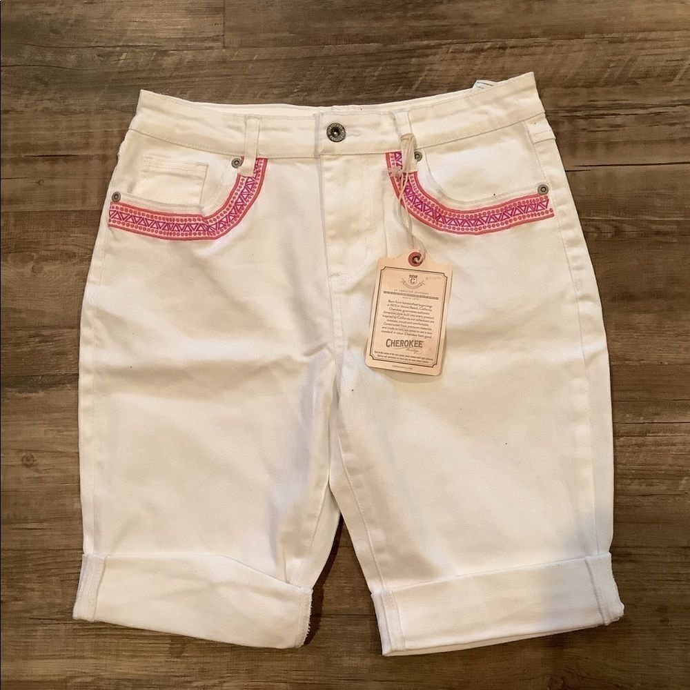 Cherokee...Cuffed Jean Shorts  